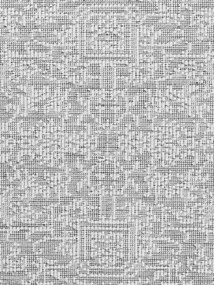 NORTHRUGS, Behúň Duet Kona 106249 White/Gray - na von aj na doma, 80x250, šedá, chodba / predsieň