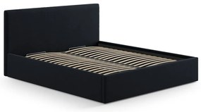 Tmavomodré čalúnené čelo postele 170,5x100 cm Remo – Micadoni