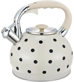 Kanvica 3 l krémová s bodkami RWK161CS2