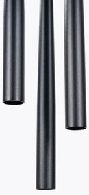Sollux SL.1463 - Luster na lanku BLISS 3xG9/8W/230V čierna