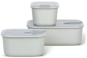 Potravinové škatuľky v súprave 3 ks Nordic white – Mepal