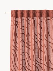 Polopriehľadné závesy's multifunkčnou páskou Lidia, 2 ks, Š 140 cm
