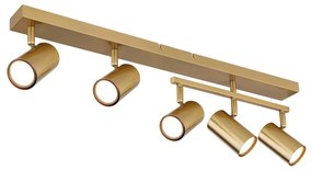 Globo 57911-5GO - Bodové svietidlo ROBBY 5xGU10/35W/230V zlatá