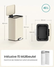 Odpadkový kôš 40L LTB540A02