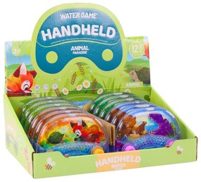 LEAN TOYS Vodná arkádová hra, konzola - Zvieratá Farebné guličky