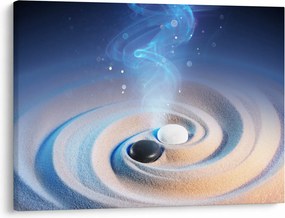Obraz - Éterický yin-yang (70x50 cm)