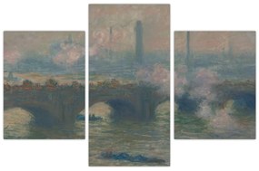 Obraz - Claude Monet, Waterloo Bridge, Gray Day, reprodukcia (90x60 cm)