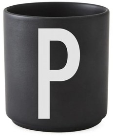 DESIGN LETTERS Porcelánový hrnček/dózička Letters Black 300 ml W