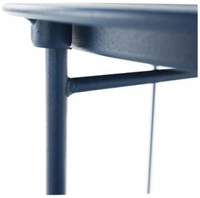 Tempo Kondela Príručný stolík s odnímateľnou táckou, tmavomodrá, RENDER