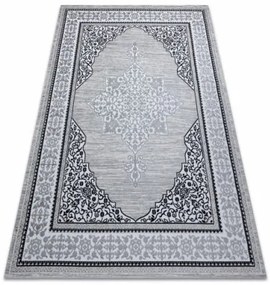 Koberec GLOSS 8490 52 Ornament - slonia kosť, sivý