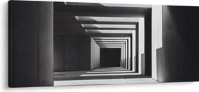 Obraz - Štvorcový tunel (120x50 cm)