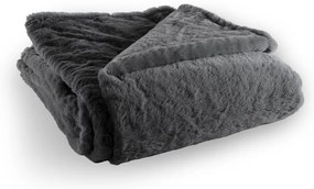 Sivá deka z umelej kožušiny 150x200 cm Ruby – Tiseco Home Studio
