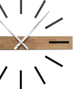 Moderné nástenné hodiny s dreveným pásom do obývačky | SENTOP MAS025-3041