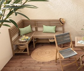 Pružná rohová jedálenská lavica »Lenja«