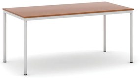 Jedálenský stôl, 1600 x 800 mm, sivá podnož, čerešňa