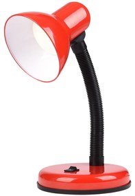 Nastaviteľná stolná lampa - červená