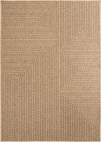 Ayyildiz, Kusový koberec Timber 1404 beige - na von aj na doma, 160x230, béžová, chodba / predsieň
