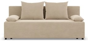 Dvojmiestna pohovka FERMO Poso rozkladacia, krémová