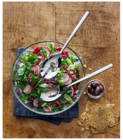 Sada sklenenej šalátovej misy s 2 antikoro príbormi WMF Tavern