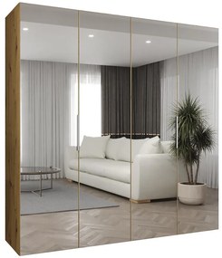 Skriňa Marbella III 200 artisan strieborný