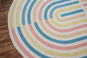 Balta, TRHÁK: Kusový koberec Star 17636-068 - na von aj na doma, 160x230 ovál, viacfarebná, chodba / predsieň