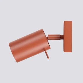 Sollux SL.1506 - Nástenné bodové svietidlo RING 1xGU10/10W/230V červená