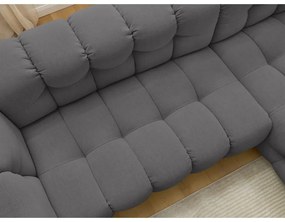 Sivá rohová pohovka Cloud – Bobochic Paris