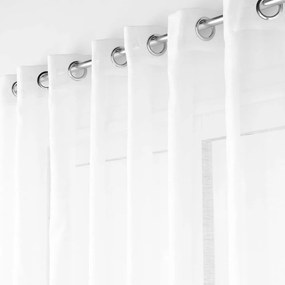 Biela voálová záclona 400x240 cm Lissea – douceur d'intérieur