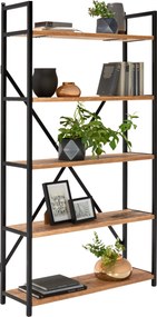 XXXLutz REGÁL, prírodná farba, mangové drevo, 100/178/32 cm Ambia Home - Regály - 001071007403