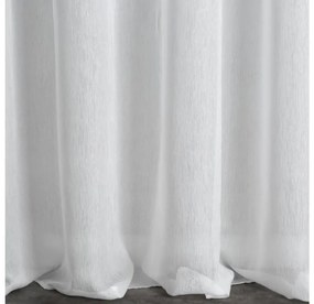 DECOREUM  Záves ušitý s jemnou štruktúrou dažďových kvapiek 400 cm x 250 cm biela 100 % polyester 112705