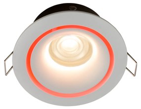 NOWODVORSKI Vonkajšie podhľadové osvetlenie FOXTROT, 1xGU10, 15W, 10cm, okrúhle