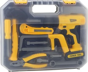 LEAN Toys DIY vŕtačky Drivers Drivers Drivers Nástroje Svetlá Zvuky Zvuky Kufrík