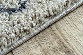 Dywany Łuszczów, Kusový koberec Berber Agadir G0522 cream and grey, 160x220, béžová, obývacia izba