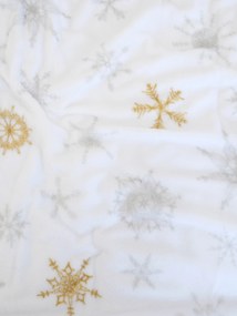 Deka mikroplyš Exclusive 150 × 200 cm – Frozen biele