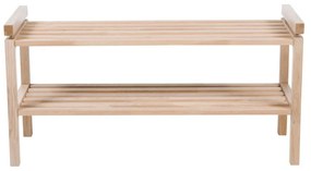 Skrinka na topánky z dubového dreva v prírodnej farbe Confetti – Rowico