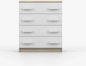 Komoda SMYK - dub sonoma/biela (viac variant)