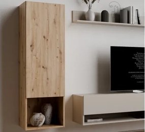 Nástenná skrinka Asko Living, 40 cm, dub artisan%