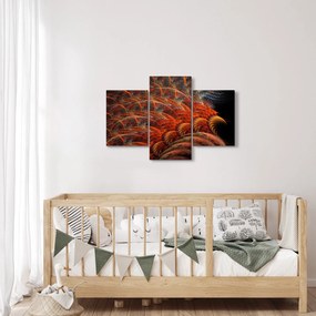 Obraz - Abstraktná imitácia peria (90x60 cm)