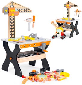 Drevený stôl na náradie pre deti, ECOTOYS