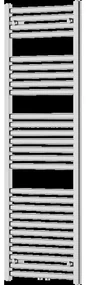 Mexen Hades kúpelnový radiátor 1500 x 500 mm, 555 W, chróm - W104-1500-500-00-01