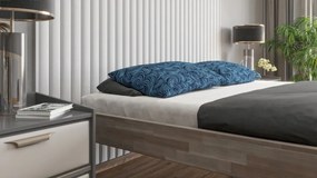 Posteľ Tema Futon 180x200 cm, šedý buk