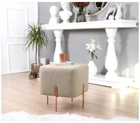 Béžový taburet Copper – Artie