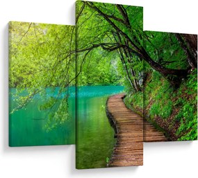 Obraz - Plitvické jazerá (90x60 cm)