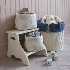 Cam Cam ApS Prešívaný úložný kôš Capri – set 2 ks