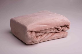 Jerry Fabrics Hrejivé prestieradlo mikroflanel 180x200 cm - Kávová