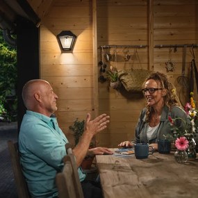 Philips 16494/30/PN - Vonkajšie nástenné svietidlo MYGARDEN ALPENGLOW E27/42W