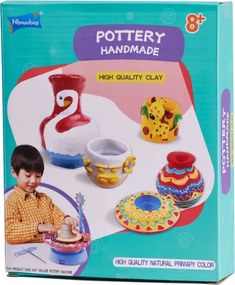 KIK Hrnčiarska hlina 1200 g (6x200 g) pre deti na hrnčiarsky kruh, modelovanie, prírodná