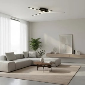Brilagi - LED stropné svietidlo STRIPES LED/30W/230V čierna