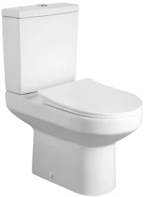 Aqualine Aqualine, VERMET WC kombi mísa, spodný/zadný odpad, biela, VR038