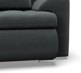 Trojmiestna rozkladacia sedačka FORESTA Kronos tmavosivá